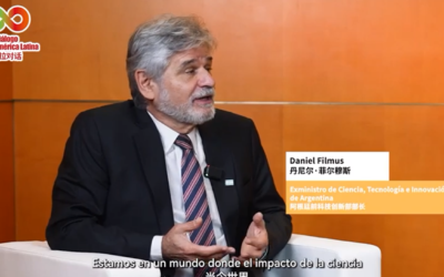 El director del CIICTI, Daniel Filmus, participó del ciclo «Diálogo China-América Latina»